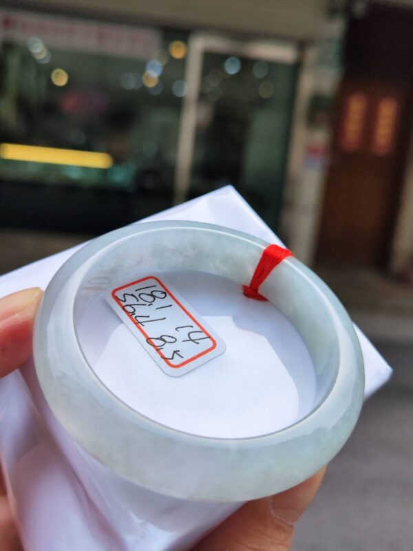天然緬甸玉A貨 ((冰種))超厚庄正圈手鐲