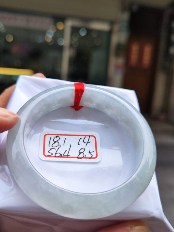 天然緬甸玉A貨 ((冰種))超厚庄正圈手鐲