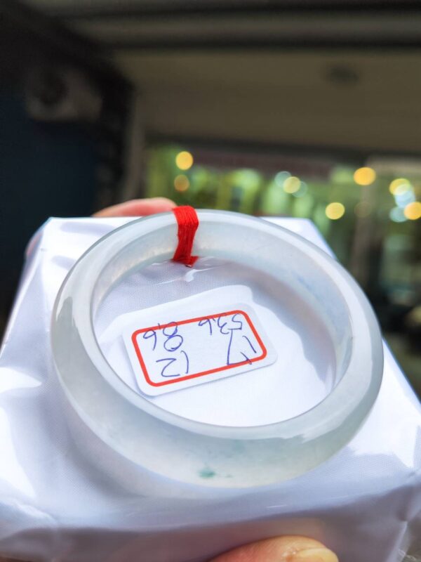 天然緬甸玉A貨 頂級放光玻璃種厚庄正圈手鐲