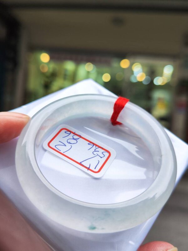 天然緬甸玉A貨 頂級放光玻璃種厚庄正圈手鐲