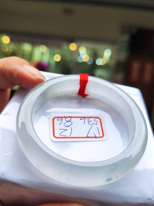 天然緬甸玉A貨 頂級放光玻璃種厚庄正圈手鐲
