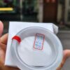 天然緬甸玉A貨 (( 冰種))白月光正圈圓骨手鐲