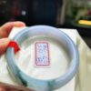 天然緬甸玉A貨  濃豔紫羅蘭正圈手鐲