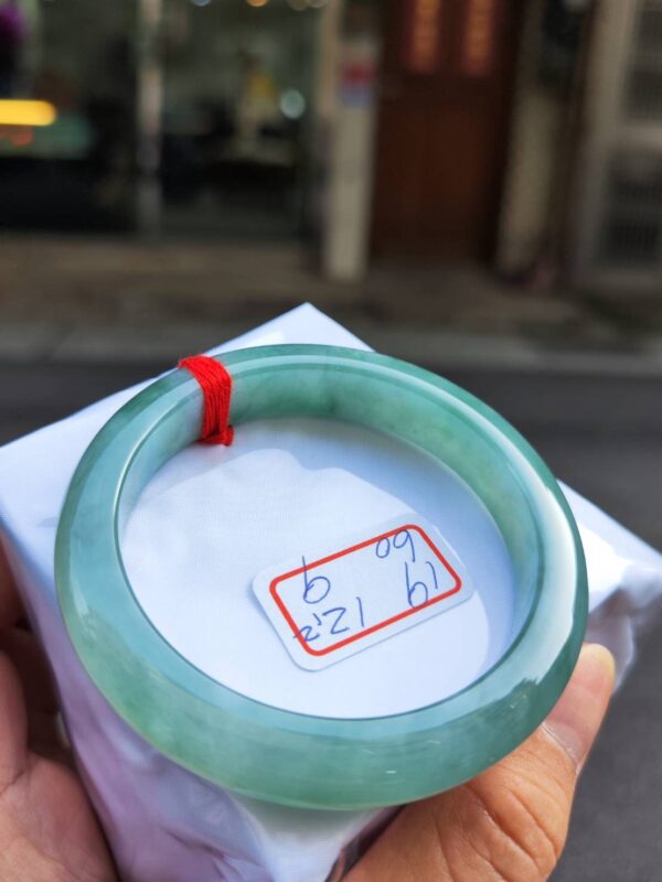 天然緬甸玉A貨 老坑冰種晴底正圈手鐲
