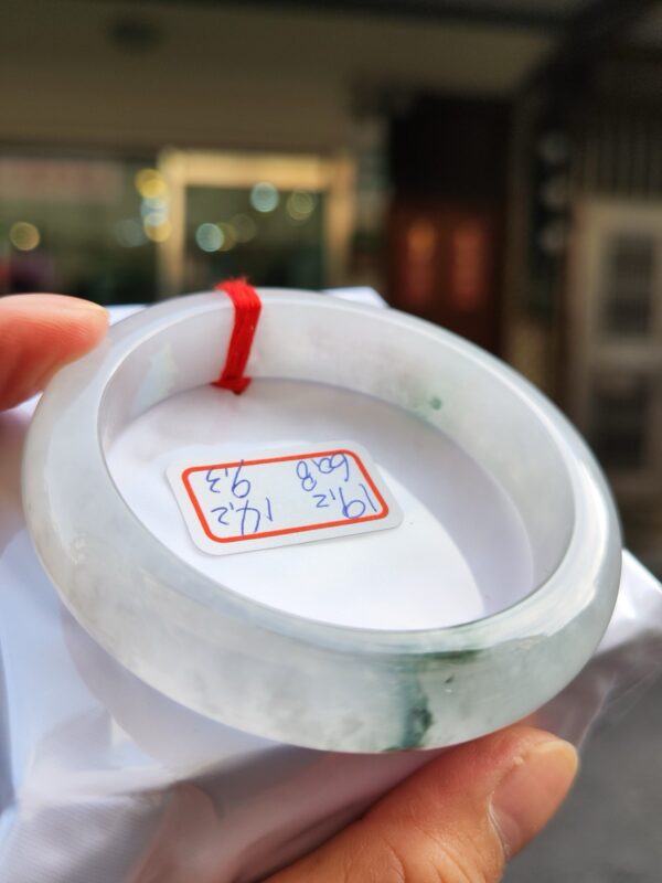天然緬甸玉A貨 冰玻種厚庄正圈手鐲