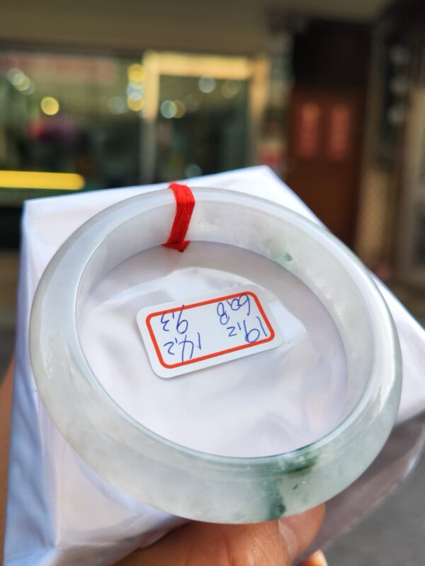 天然緬甸玉A貨 冰玻種厚庄正圈手鐲