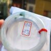 天然緬甸玉A貨 冰玻種厚庄正圈手鐲