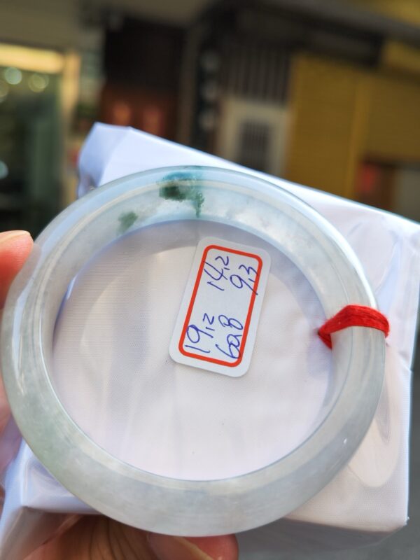 天然緬甸玉A貨 冰玻種厚庄正圈手鐲
