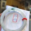 天然緬甸玉A貨 冰玻種厚庄正圈手鐲