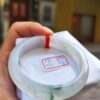 天然緬甸玉A貨 冰玻種厚庄正圈手鐲