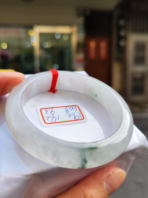 天然緬甸玉A貨 冰玻種厚庄正圈手鐲