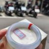 天然緬甸玉A貨  冰種紫羅蘭春彩正圈厚庄手鐲