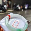 天然緬甸玉A貨 (( 冰種))飄陽綠正圈圓骨手鐲