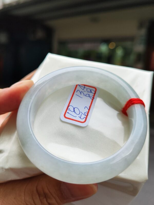 天然緬甸玉A貨 ((冰種))超厚庄正圈手鐲