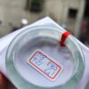 天然緬甸玉A貨 放光玻璃種飄花厚庄正圈手鐲