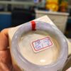 天然緬甸玉A貨 冰種飄陽綠厚庄正圈手鐲