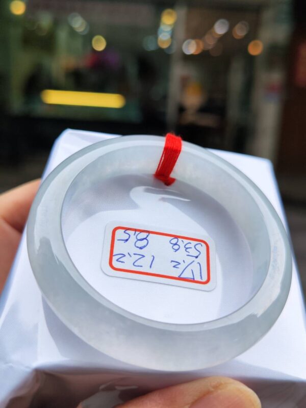 天然緬甸玉A貨 頂級放光玻璃種厚庄正圈手鐲