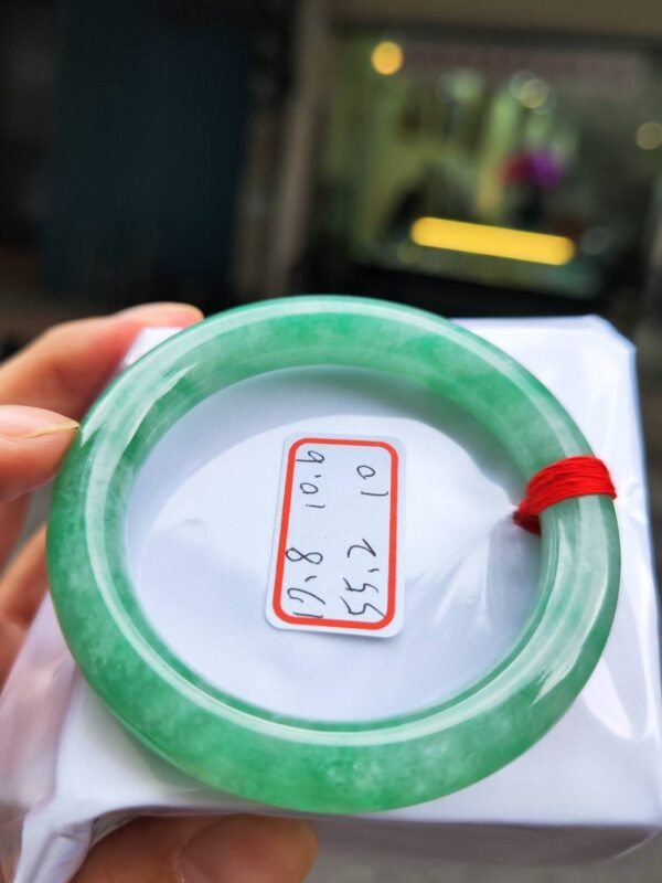 💎 天然緬甸A貨滿陽綠手鐲