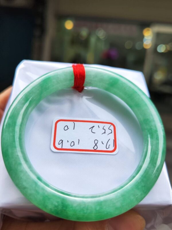 💎 天然緬甸A貨滿陽綠手鐲