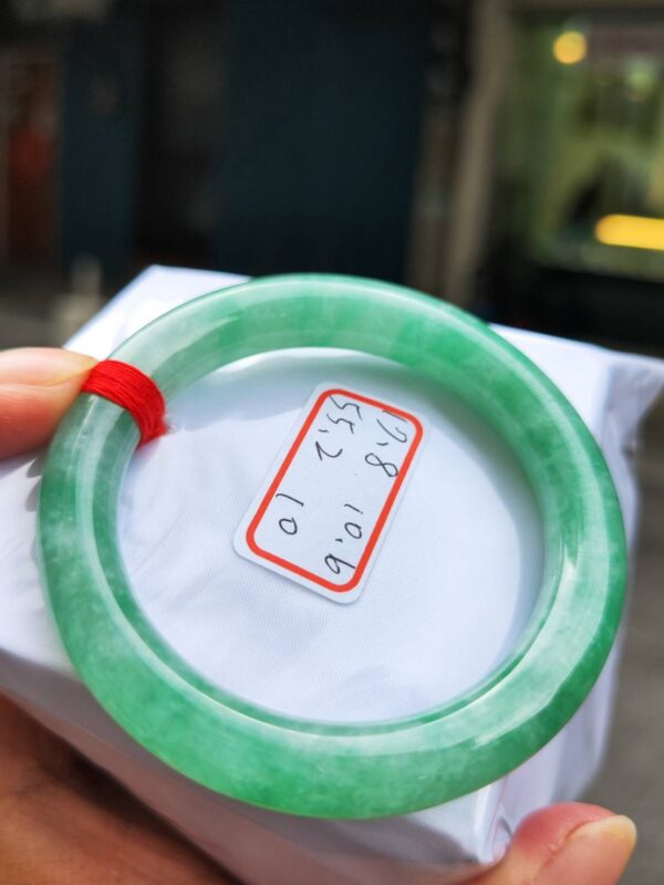 💎 天然緬甸A貨滿陽綠手鐲