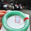 💚 天然緬甸A貨｜滿陽綠正圈圓骨胖胖鐲