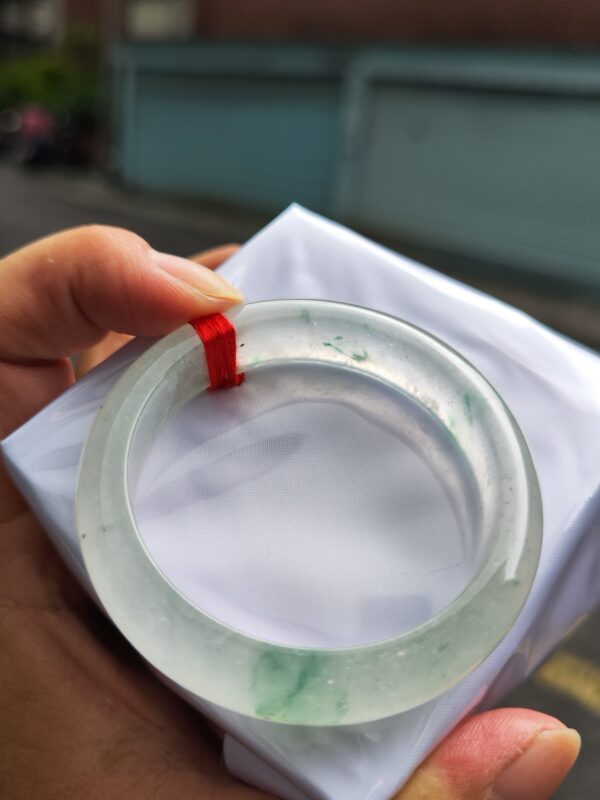💎 天然緬甸玉 A 貨｜木拿頂級放光玻璃種 厚庄正圈手鐲