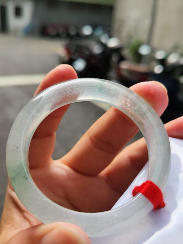 💎 天然緬甸玉 A 貨｜木拿頂級放光玻璃種 厚庄正圈手鐲