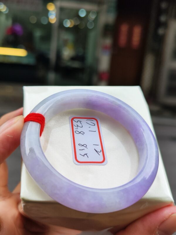 💜 天然緬甸A貨｜濃豔紫羅蘭厚庄正圈手鐲