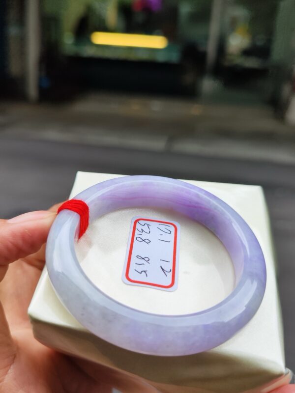 💜 天然緬甸A貨｜濃豔紫羅蘭厚庄正圈手鐲