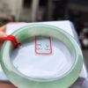 天然緬甸A貨翡翠手鐲】
✨玻璃種｜滿色蘋果綠飄陽綠