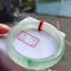 天然緬甸玉A貨｜頂級放光玻璃種飄花厚庄正圈手鐲