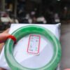 天然緬甸玉A貨｜冰透滿陽綠｜正圈圓骨手鐲