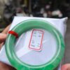 天然緬甸玉A貨｜冰透滿陽綠｜正圈圓骨手鐲