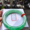 天然緬甸玉A貨｜冰透滿陽綠｜正圈圓骨手鐲