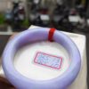 天然緬甸玉A貨｜濃豔紫羅蘭｜正圈超厚庄手鐲