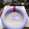 天然緬甸玉A貨｜濃豔紫羅蘭｜正圈超厚庄手鐲