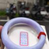 天然緬甸玉A貨｜濃豔紫羅蘭｜正圈超厚庄手鐲