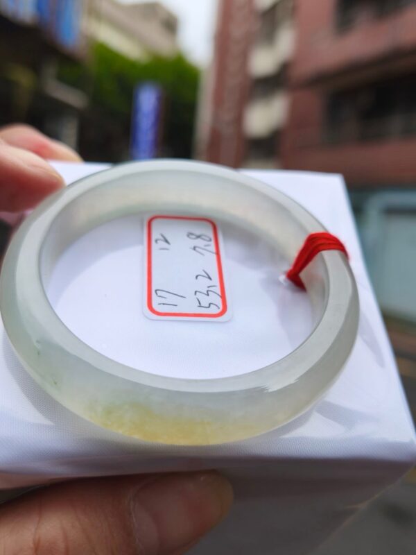🌟 天然緬甸玉A貨｜放光玻璃種飄蜜黃｜正圈手鐲