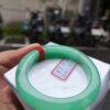 天然緬甸玉A貨｜滿陽綠｜正圈超厚庄手鐲