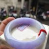 天然緬甸玉A貨｜芙蓉種濃紫羅蘭｜正圈厚庄手鐲