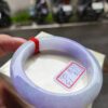 天然緬甸玉A貨｜芙蓉種濃紫羅蘭｜正圈厚庄手鐲