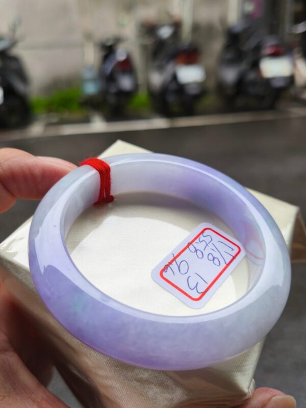 天然緬甸玉A貨｜芙蓉種濃紫羅蘭｜正圈厚庄手鐲
