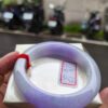 天然緬甸玉A貨｜芙蓉種濃紫羅蘭｜正圈厚庄手鐲