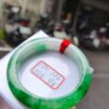 天然緬甸玉A貨｜冰透飄辣陽綠｜正圈厚庄手鐲