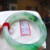 天然緬甸玉A貨｜冰種飄陽綠｜正圈厚庄手鐲