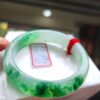 天然緬甸玉A貨｜冰種飄陽綠｜正圈厚庄手鐲