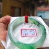 天然緬甸玉A貨｜冰種飄陽綠｜正圈厚庄手鐲