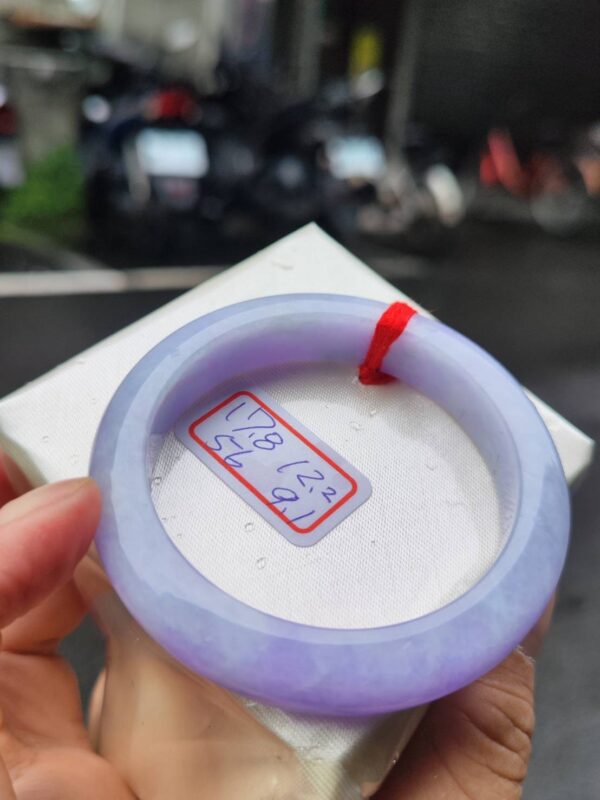 天然緬甸玉A貨・紫羅蘭超級厚庄手鐲