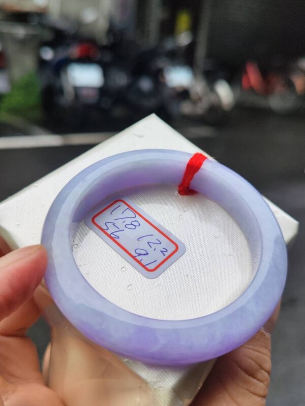 天然緬甸玉A貨・紫羅蘭超級厚庄手鐲