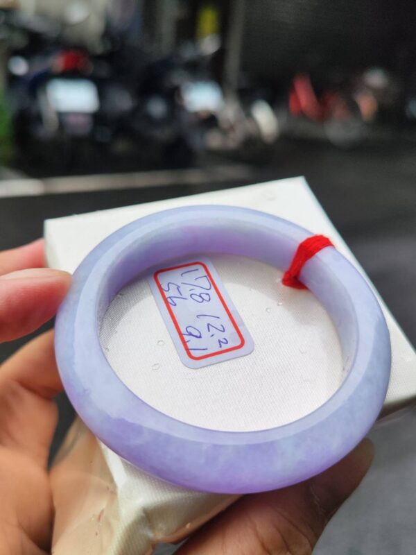 天然緬甸玉A貨・紫羅蘭超級厚庄手鐲